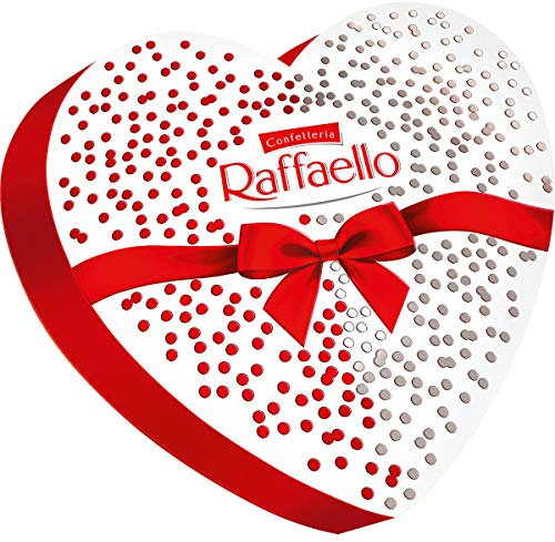 Raffaello Herz Geschenkpackung in Herzform 14 Kokos Pralinen 140g