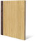 Familien Stammbuch Bambus mit Lederrücken inkl. Extras DIN A4 hoch 240x310mm - Blanko