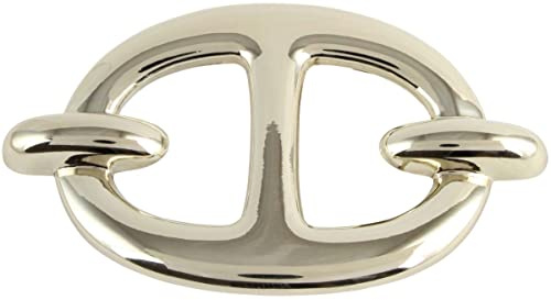 BELTINGER Gürtelschnalle Saturn4,0 cm | Buckle Wechselschließe Gürtelschließe 40mm Massiv | Wechselgürtel bis 4cm | Gold Glänzend