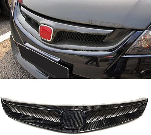 MAGII Auto Front Kühlergrille für Honda Civic 2006 2007 2008, Frontstoßstangengitter Kühlergrill Kühlergitter, Auto Kühlergrill Grill Lufteinlassgrill Frontgrill Zubehör