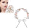 Brautkranz,Blumenkranz Perlen Haarreif,Braut Stirnband,Haarkranz Mädchen,Haarschmuck Kommunion Mädchen,Haarschmuck Hochzeit,Braut Haarschmuck kranz,Hochzeit Haarreif,Brautschmuck Haare kranz,Rosa,1 ST
