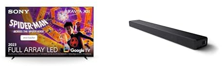 Sony BRAVIA XR, XR-85X90L, Full Array LED, 4K HDR, Google TV, ECO PACK, BRAVIA CORE, Ottimo per PlayStation 5 + HT-A3000 Soundbar TV bluetooth a 3.1. canali