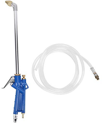 Pistolet de Nettoyage à Eau de Voiture de 40 Cm, Nettoyeur D'huile de Moteur Pneumatique pour Pistolet à Air avec Nettoyeur Haute Pression de Tuyau de Siphon de 1,2 M, Outil de Pulvérisateur de Dégrai