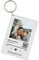 BLINGPAINTING Porte-clés photo personnalisé, chanson de couverture d'album en acrylique personnalisée avec photo porte-clés plaque de musique porte-clés, transparent
