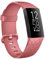 Vancle Bracelet de Rechange en Silicone pour Fitbit Charge 3 / Charge 4 / SE - Rouge Corail