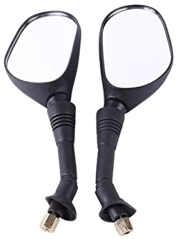 Bar End Seitenspiegel Motorrad Rückspiegel Motorradspiegel Blinker Rückspiegel Seitenspiegel Racing 6mm/8mm Rollerspiegel Gewindemaß Rückspiegel Motorradspiegel