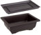Pots à bonsa élégants avec plateau – Pot de fleur rectangulaire robuste pour la maison et la cour