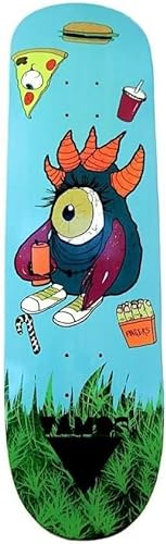 Vamos Skateboards Fastfood Monster 8.125 Skateboard Deck inkl. Griptape & Sticker