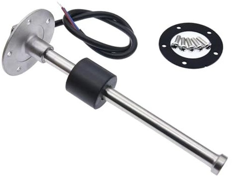 Sarini Fuel Level Sensor,Marine Boat Fuel Sender,Liquid Level Gauge,Liquid Level/Water/Fuel Tank Margin Sensor For RV/Yacht/Forklift/Vehicle 0-190ohm
