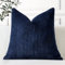 Artscope Ein Kissenbezug Kordsamt Zierkissenbezug Dekokissen Sofakissen 60x60 cm Cord Kissenhülle Couchkissen Dekorative Weiche Kissen für Sofa Wohnzimmer Zuhause Schlafzimmer Dunkelblau