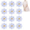 12 Stück Gänseblümchen Aufnäher zum Aufbügeln,Aufbügel Patches Gänseblümchen Blumen Aufnäher zum Aufbügeln, für Textilien Dekorative Bügelflicken Erwachsene Kinder, für Textilien Aufnäher