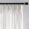 MYSKY HOME Gardinen und Vorhänge Wohnzimmer Gardine mit Kräuselband Schlaufenschal Vorhang 2er Set Gardine Halbtransparent Leinenoptik Curtains for Kinderzimmer, H 235 x B 140 cm, Natürlich