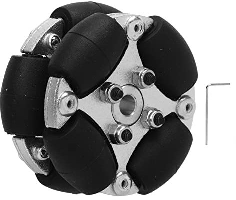 38 mm Omni Rack Easy Wheels für Brompton Faltrad und Elektrofahrrad, 10 kg Tragkraft, Omni-Richtungsrolle, Ersatzzubehör mit Lager (schwarz)