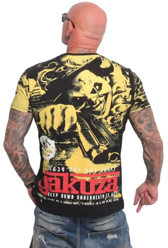 Yakuza Herren Deep Down Allover Regular T-Shirt
