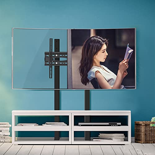 Floor TV Stand, Height Adjustable Tall TV Stand Mount for 32-70 Inch TVs, Perfect for Corner & Bedroom, Anti-Slip Base Design TV Bracket