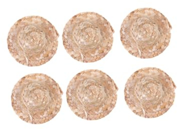 Gadpiparty 10piezas Sombreros De Paja Miniatura para Muñecas Manualidades y Decoración Pequeños Sombreros Tejidos De Paja para Casas De Muñecas y Accesorios De Fotografía