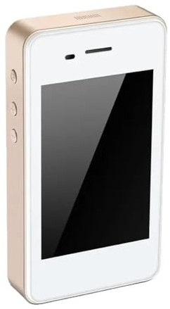 Akfldms Mini 4G LTE Travel Hotspot G2 Pro Portable Mobile Wireless Modem Touch Screen Wifi Sharing SIM Card Router White