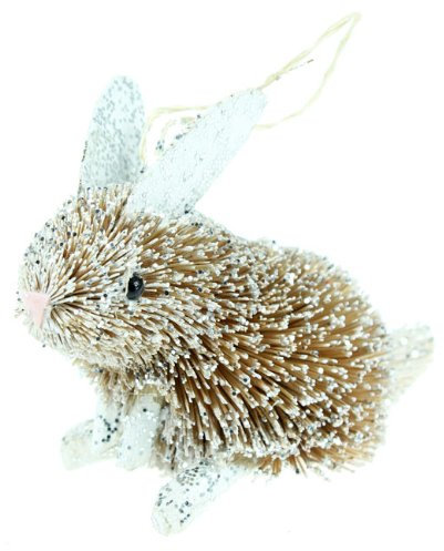 Bristle Rabbit Christmas Tree Decoration by Gisela Graham