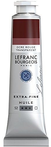 Lefranc Bourgeois Extra-Fine Oil Paint, Artists Quality, Transparent Red Ochre, 40ml Tube