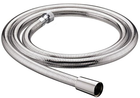 Bristan HOS 175CNE02 C Cone to Nut Lrg Bore Shower Hose Easy Clean, Chrome, 1.75m