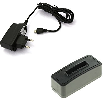 bg-akku24 Ladegerät und Netzteil für Nikon Coolpix B700, P600, P610, P900, S810C, EN-EL23