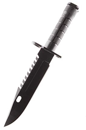 ariknives - Bajonett Knife Counter Skin Knife CS GO Strike Messe Jagdmesser taktisches Überlebens Camping Werkzeug Bayonet (Night)