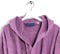 Caleffi - Accappatoio MINORCA per Bambini Unisex con Cappuccio, in Spugna 100% morbido Cotone idrofilo 400gsm, Lavabile in Lavatrice 40° + Asciugatrice, Taglia 10-12 anni Colore CICLAMINO