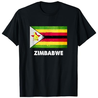 Zimbabwe Flag Jersey T-Shirt