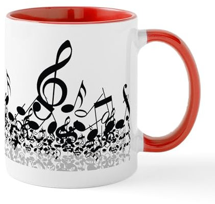 CafePress Music Notes Mug 11 oz (325 ml) Ceramic Coffee Mug