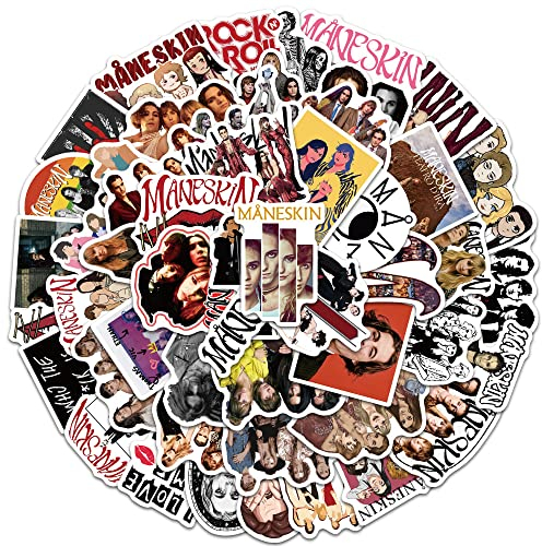 Manskin Stickers for Laptop Bike Skateboard Luggage Car Graffiti Vinyl Waterproof Rock Band Eurovision Merchandise 50pcs