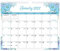 STOBOK 2022-2023 Kalender- Floral Wand Kalender 2022-2023 Starten in Jan. 2022 um Dezember. 2023 14. 6X11. 5 Twin- Draht Bindung Hängen Haken für Die Organisation Und Planung