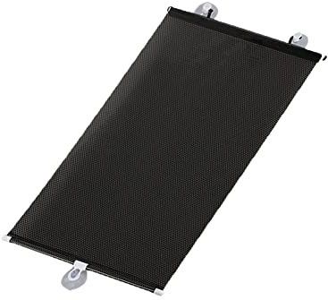 Asudaro Parasol Retráctil Automático, Persiana Plegable Protector Solar, Cortina Termoaislante Enrollable Para Vehículos 40*125cm