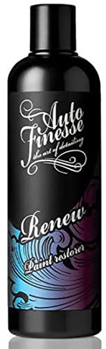 Auto Finesse Renew Paint Restorer 500ml An advanced hand polishing compound packed with diminishing abrasives allowing you to restore tired, faded paintwork.