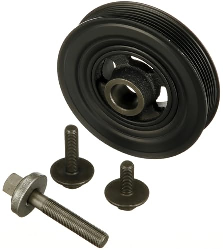 GATES TVD1145A Riemenscheibe Kurbelwelle 131mm Kurbelwellenriemenscheibe Kompatibel mit FORD Fiesta Mk6 Schrägheck JA8, JR8 SET 55 1752282 7845-20145