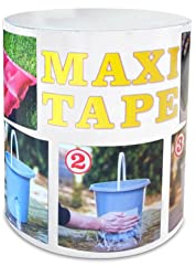 Maximex Panzertape Transparent 1,5 m x 10 cm, Witterungsbeständiges Panzertape für Outdoor, Reparaturen & Abdichtungen, UV Beständiges Klebeband klebt auch unter Wasser, Versiegelt Löcher & Risse