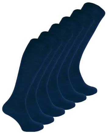 Sock Snob 6er Pack Damen Kniestrümpfe Bambus Weiche Gepolsterte Atmungsaktive Lang Socken