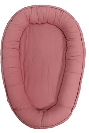 Kaiser 650300491 LEA Muslin KUSCHELNEST 100% Baumwolle warmes kuscheliges Babynestchen Fb. Birdal Rose