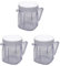 IGUATU Para piezas de repuesto para batidora, accesorio para jarra de batidora Mini Osterizer 4937, mini frascos de plástico con tapas (3 paquetes)
