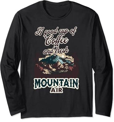 Une bonne tasse de café et l'air frais des montagnes Manche Longue