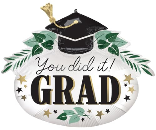 PARTY DISCOUNT NEU Folienballon You did it Grad, ca. 86x73cm