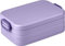 Mepal Brotdose Midi – Brotdose To Go - Lunchbox für 2 Sandwiches oder 4 Brotscheiben - Meal Prep Box - Essenbox mit Unterteilung - Vivid lilac