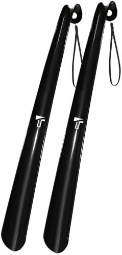 2-Stück Schuhlöffel, Kunststoff Schuhanzieher Lang 43cm, Stabil und Langlebig, Mit Einer Glatten Oberfläche, Geeignet für Herren, Damen und Kinder