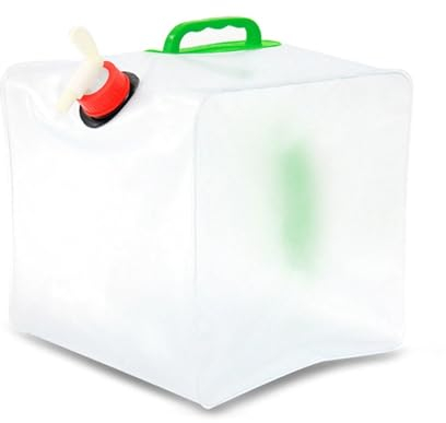 SBTRKT Faltbarer Wasserbeutel mit großer Kapazität, tragbarer Camping-Eimer, Wasserspeicherung ohne Leckage, 5 l/10 l/15 l/20 l, for Camping, Kochen, Picknick (Color : 15L)