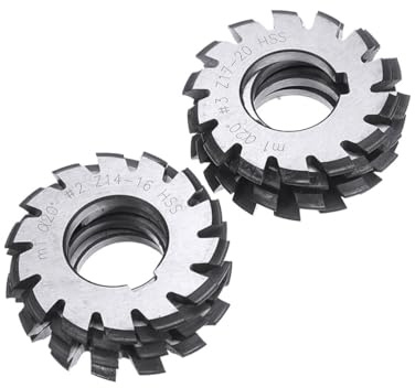 8 Stück Nr. 1–Nr. 8 HSS Zahnradfräser Verzahnungswerkzeuge M0,4/M0,5/M0,6/M0,7/M0,8/M1/M1,25/M1,5/M2/M3/M4 Modul PA20 Grad (Size : M0.5 8PCS NO.1-NO.8)