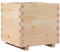 vidaXL Fioriera da Giardino 50x50x49,5 cm in Legno Massello di Pino, fioriera, fioriera da Patio, fioriera per Erbe, fioriera da Esterno, fioriera