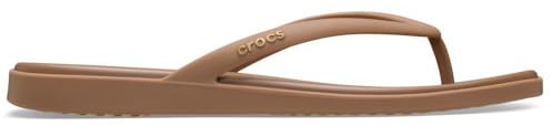 Crocs Women Flip, Miami Thong Flip, Milk Chocolate, 5 UK Women