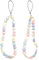 Heart Cell Phone Chain,2 Pcs Cute Mobile Phone Charms Acrylic Beaded Phone Charm Mobile Phone Charm Strap Hanging Cord Phone Chain Accessories for Women Girls