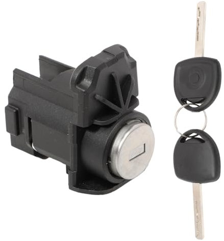 GNXfixt Schließzylinder Zündschloss Links Fahrertür Zündschalter Zündkerzenstarter Schloss mit Schlüssel 9072465890 172371096 für Corsa D 2006-2014