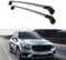 FQYZJDCZ Dachgepäckträger Querträger für Benz GLC X253 2015-2019, Auto Dachgepäckträger Querträger Dachreling Schienen Träger Halter Zubehör,C-Silver Black