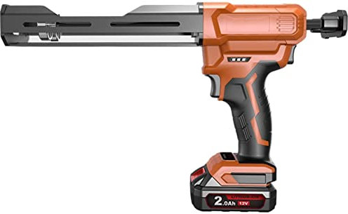 Pistolet à Cartouche Électrique Pistolet à calfeutrer sans fil, mastic silicone double adhésif pour un rapport 1:1, applicateur époxy bicomposant, mastic anti-goutte
